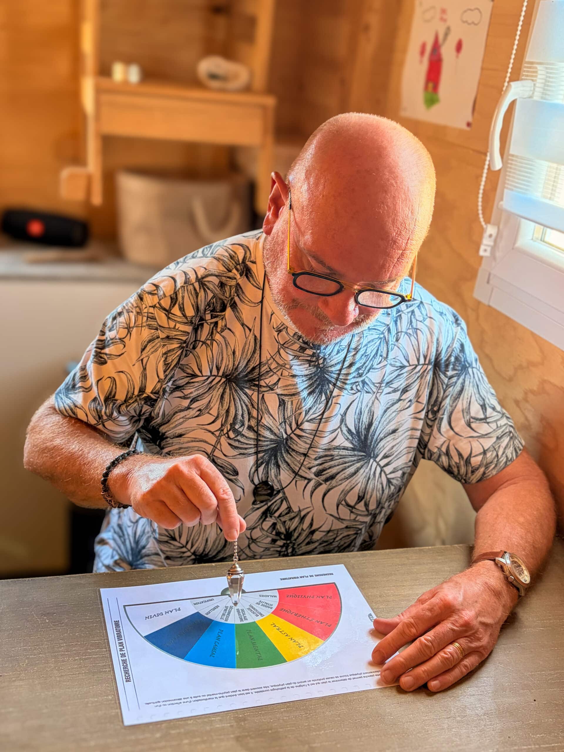 Magnétiseur en séance